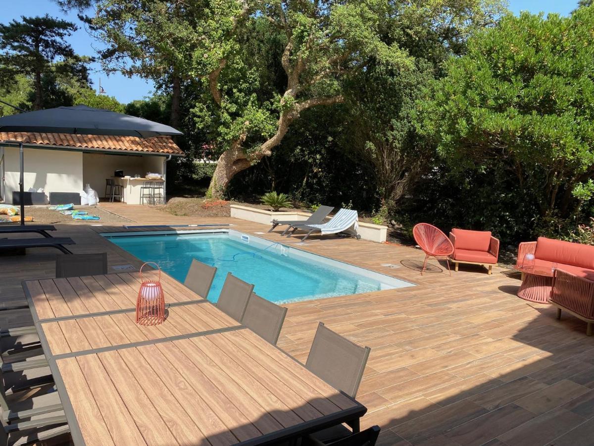 Villa de charme avec piscine à 500m des plages Soorts-Hossegor Exterior foto
