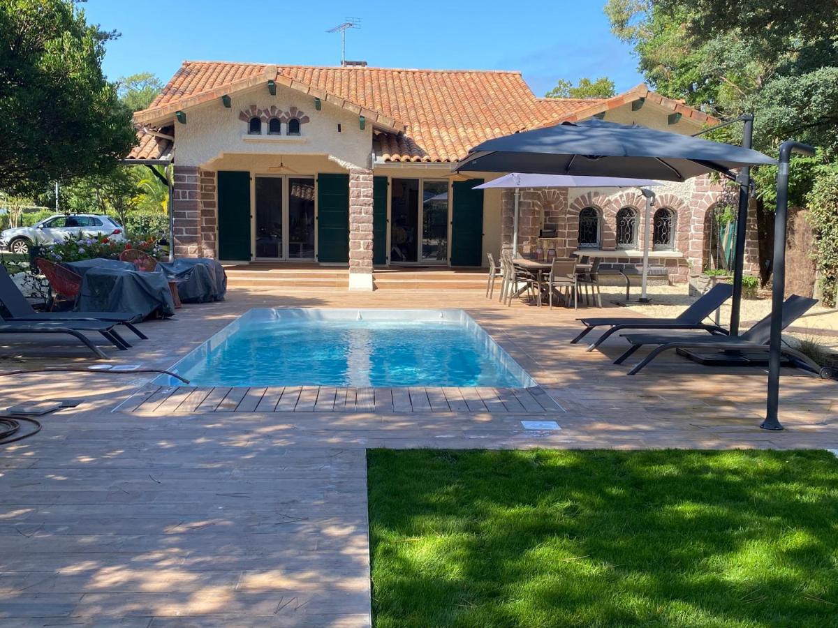 Villa de charme avec piscine à 500m des plages Soorts-Hossegor Exterior foto