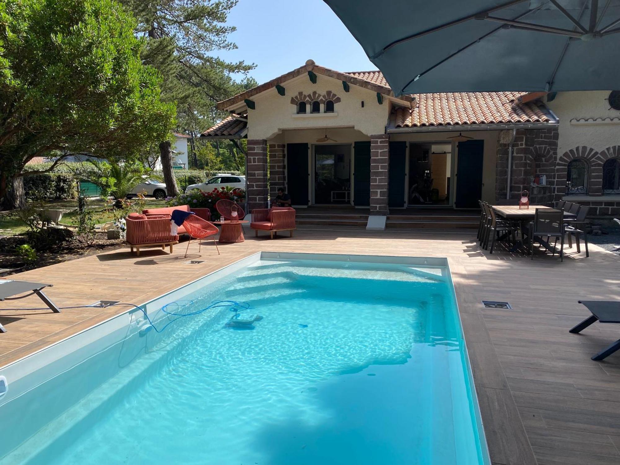 Villa de charme avec piscine à 500m des plages Soorts-Hossegor Exterior foto